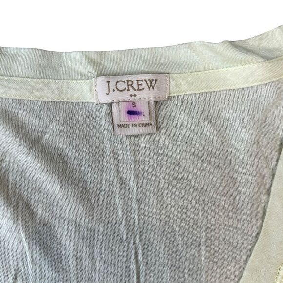 J Crew‎ Women’s S Embroidered Lace Overlay Sleeveless Blouse Feminine Fairycore - Picture 8 of 8